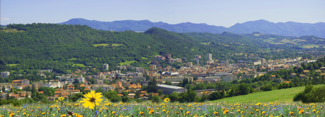 Vue panoramique sur la ville de Gap