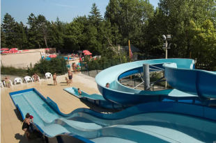 Toboggan aquatique camping alpes dauphiné